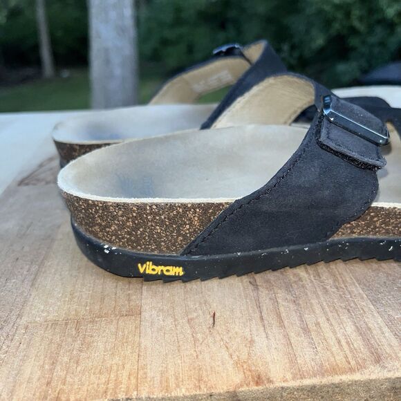 Dansko Womens DAYNA Black Suede Slide Sandals Sz US 10 / EU 41 main image 4